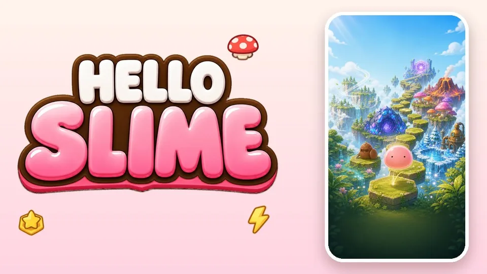Hello Slime — 말랑한 슬라임 육각 퍼즐