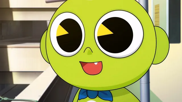 신비아파트 초록 캐릭터의 2D 장면